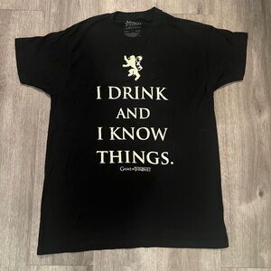 Game of Thrones black tshirt